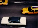 Debbie Harry in her car zooming by down below on the street - copyright Romy Ashby