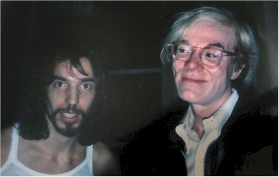 Neke Carson and Andy Warhol - copyright Anton Perich